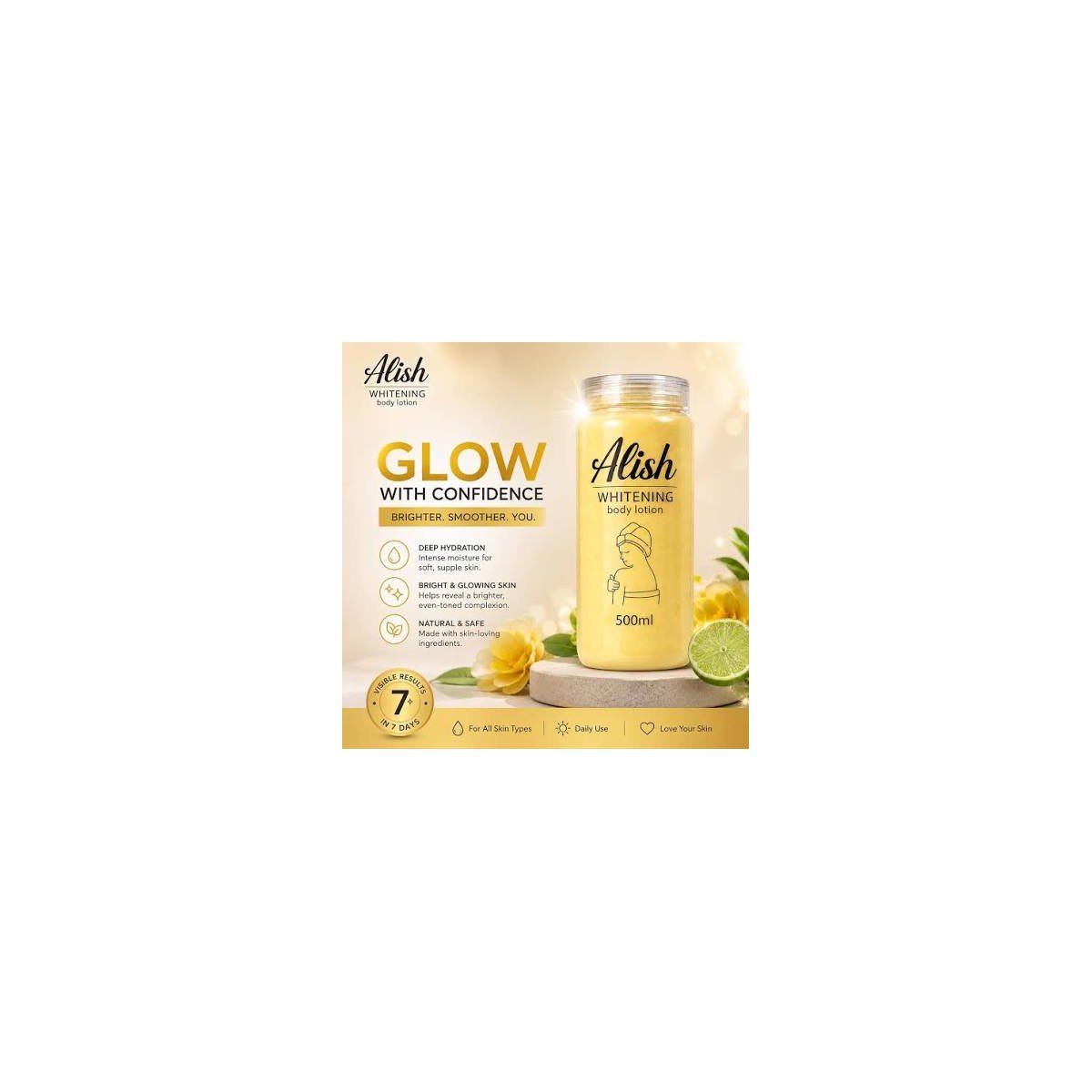 Alish Whitening Body Lotion with Serum