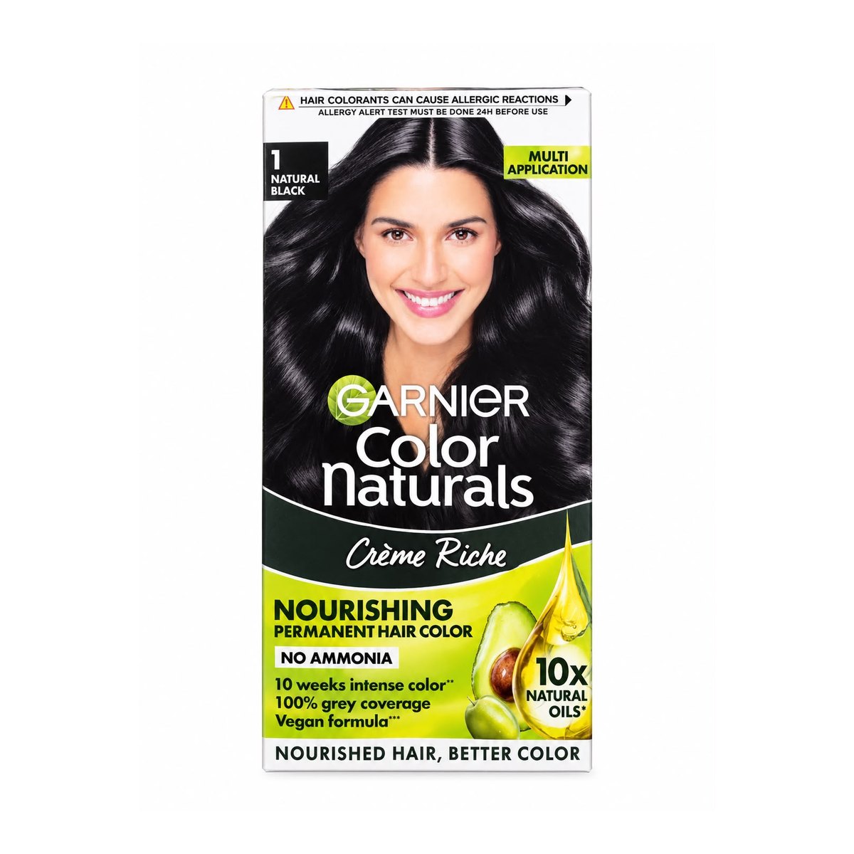 Garnier Nourishing Permanent Hair Color Natural Black