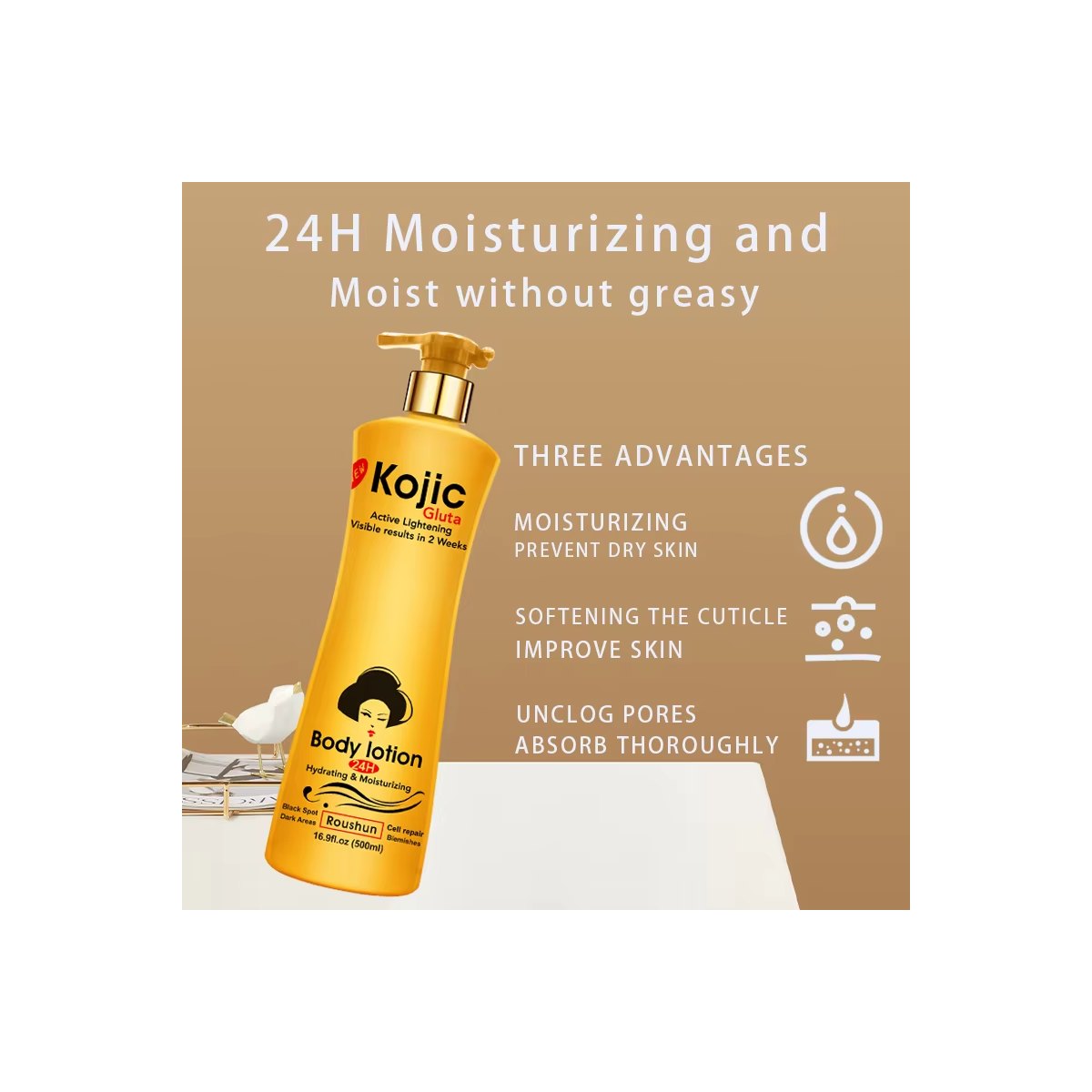 Kojic Gluta Active Lightening Body Lotion