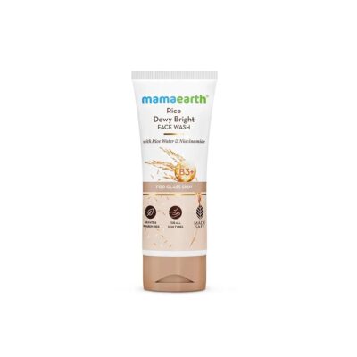 Mamaearth Rice Dewy Bright Facewash
