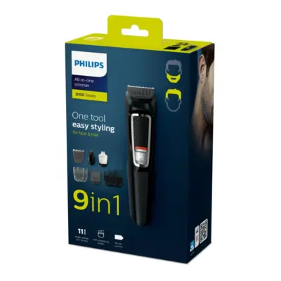 Philips Series 3000 MG3740 9 in 1 Multigroom Trimmer