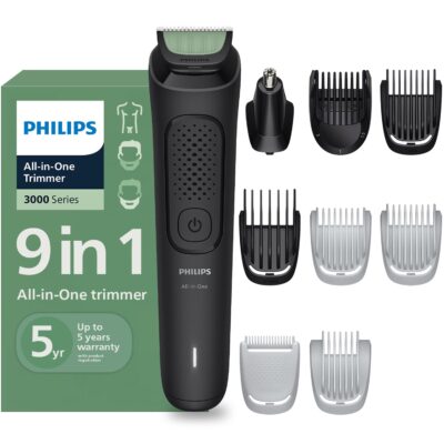 Philips MG3927 All-in-One Trimmer, 9-in-1 Grooming Kit
