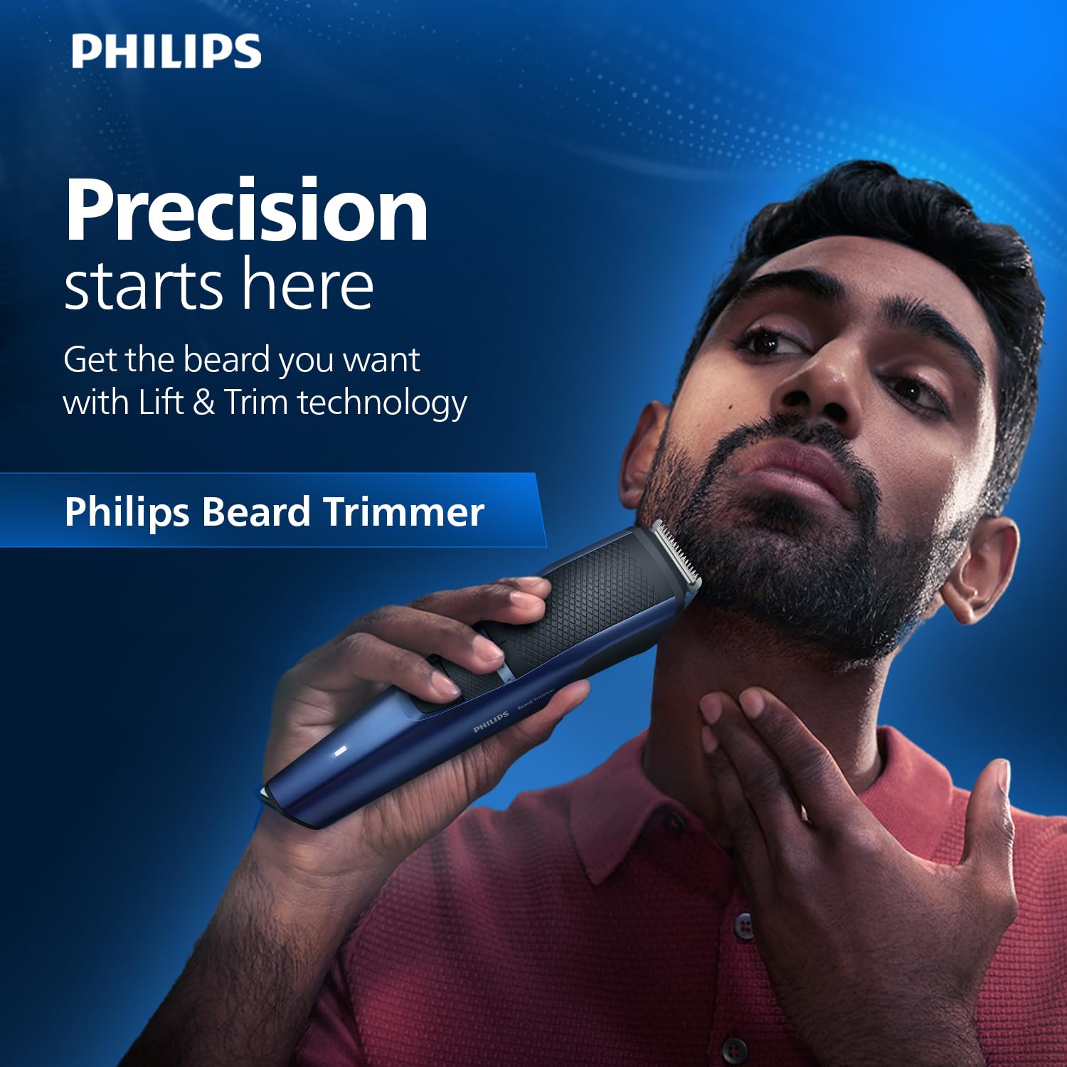 Philips BT3325 Beard Trimmer 3000 Series, Lift & Trim photo 2