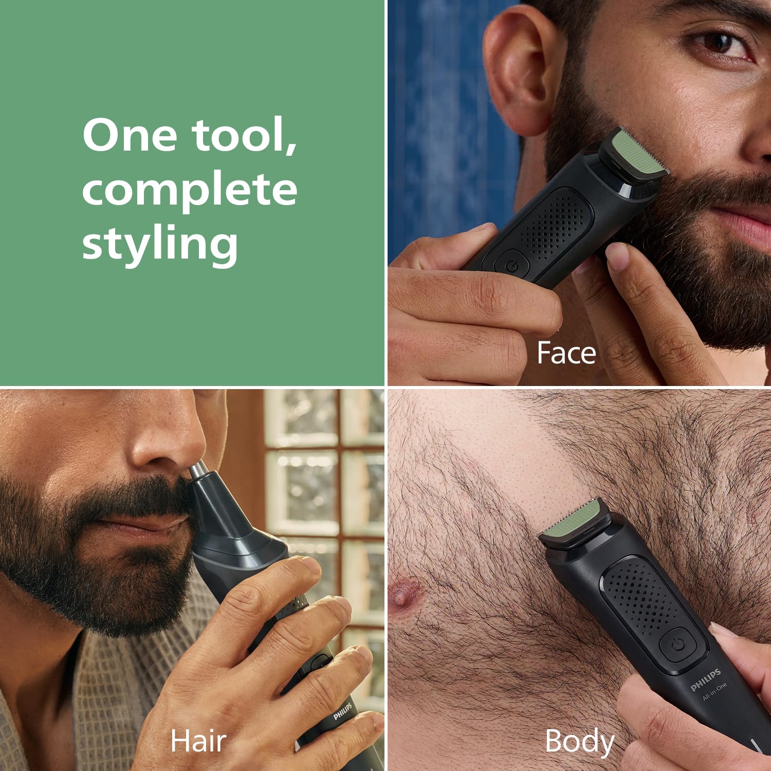 Philips MG3927 All-in-One Trimmer, 9-in-1 Grooming Kit photo 4