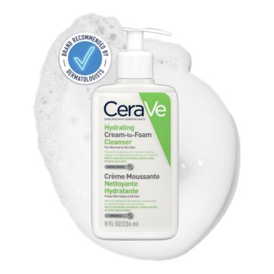 Cerave Hydrating Cream-to-Foam Cleanser 236ml
