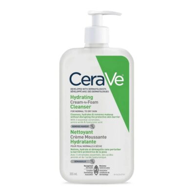 CeraVe Hydrating Cream-to-Foam Cleanser 355ml