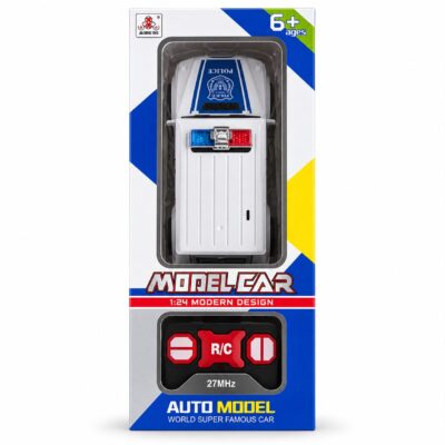 Police Jeep Modern Design (White & Blue) Rechargeable Remote Control