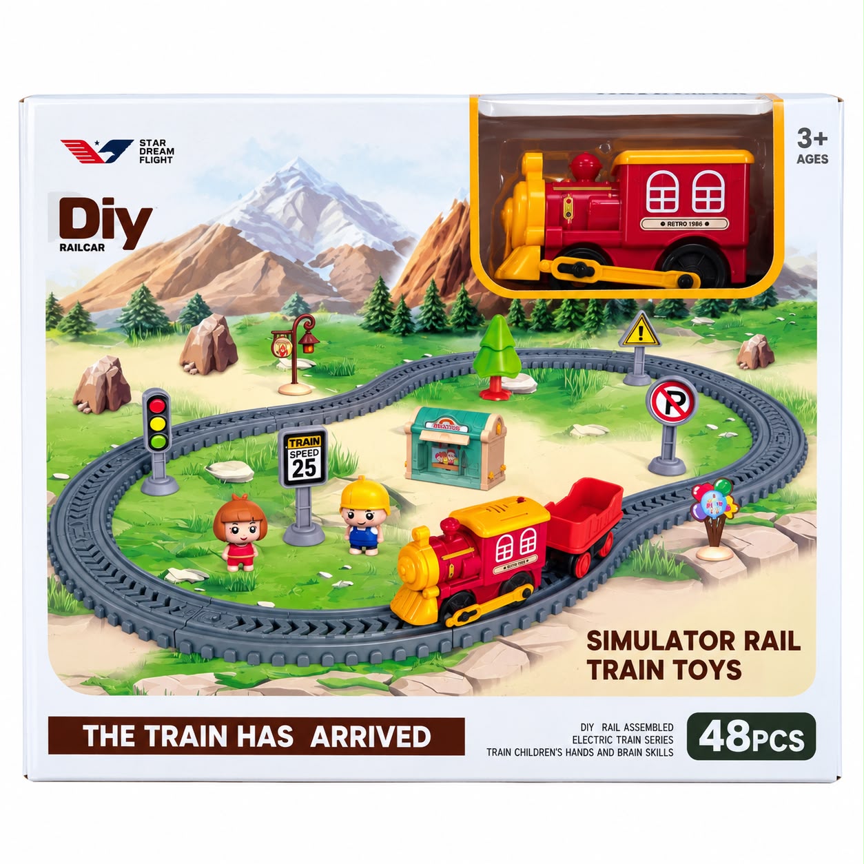 Train Set with Track