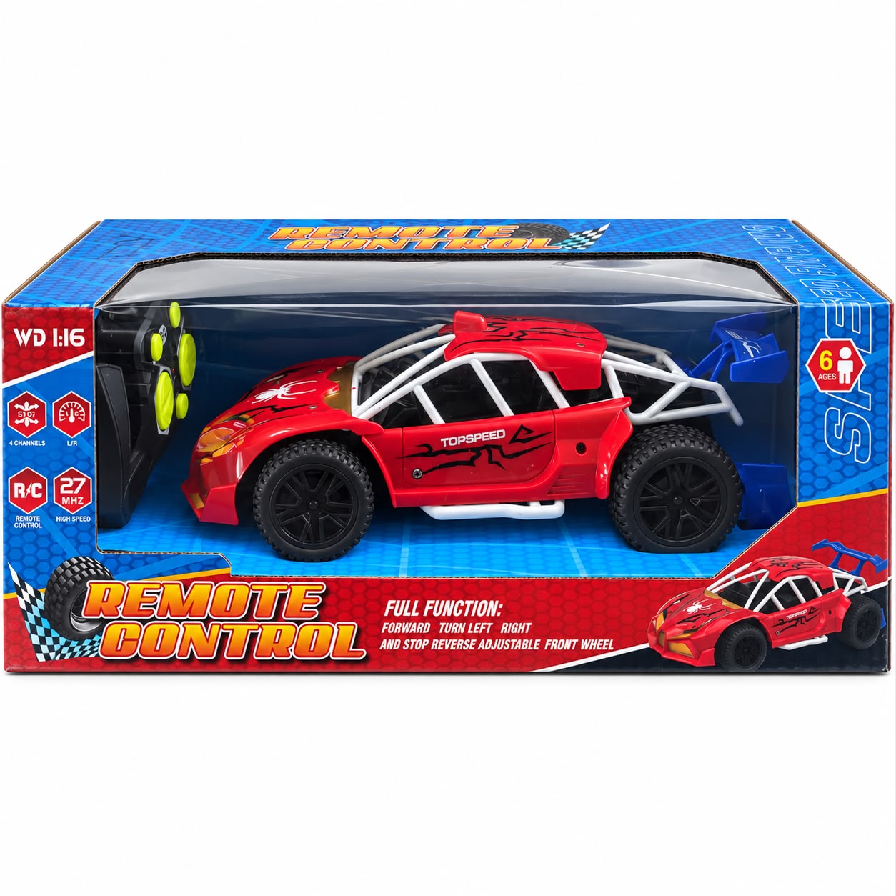 Racing Car (Red) Rechargeable Remote Control