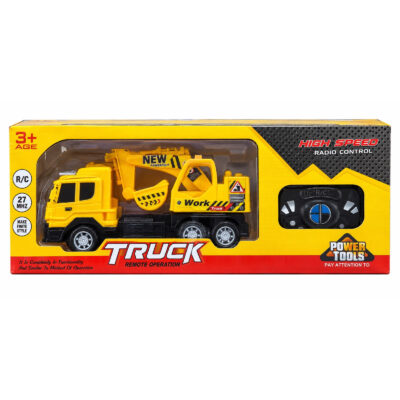 Backhoe Truck (Yellow) Rechargeable Remote Control