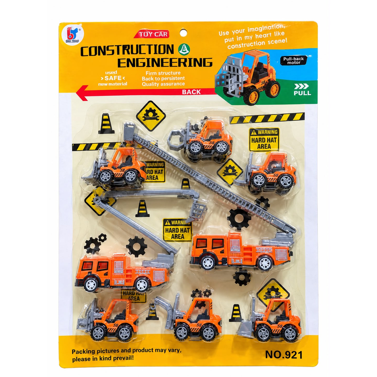 Construction Truck Set Card